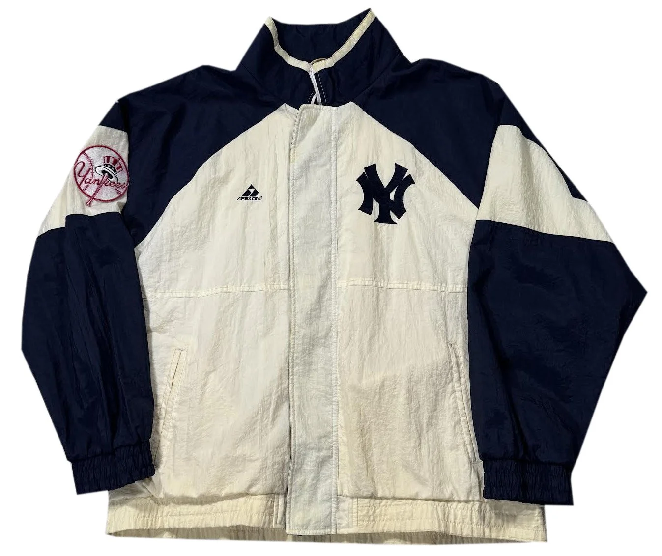 Vintage Apex One New York Yankees Light Jacket (Size XL) — RootsBK